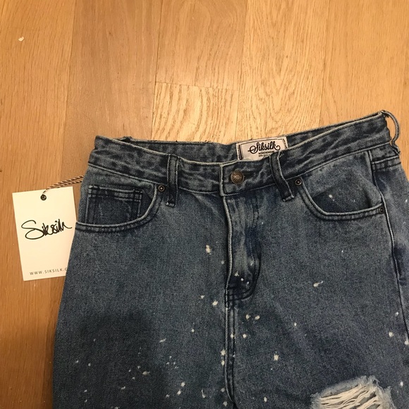 Beach Flicker Distressed Mom Jeans from SikSilk - Picture 7 of 7